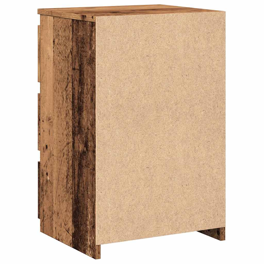Comodino Legno Antico 40x35x62,5 cm in Legno Multistrato - homemem39
