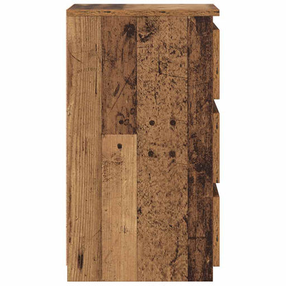 Comodini Legno Antico 2 pz 40x35x62,5 cm in Legno Multistrato - homemem39