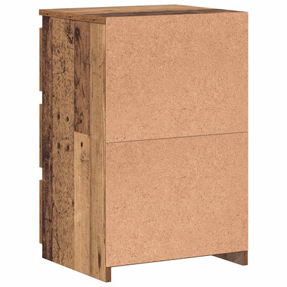 Comodini Legno Antico 2 pz 40x35x62,5 cm in Legno Multistrato - homemem39