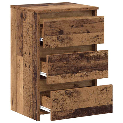 Comodini Legno Antico 2 pz 40x35x62,5 cm in Legno Multistrato - homemem39