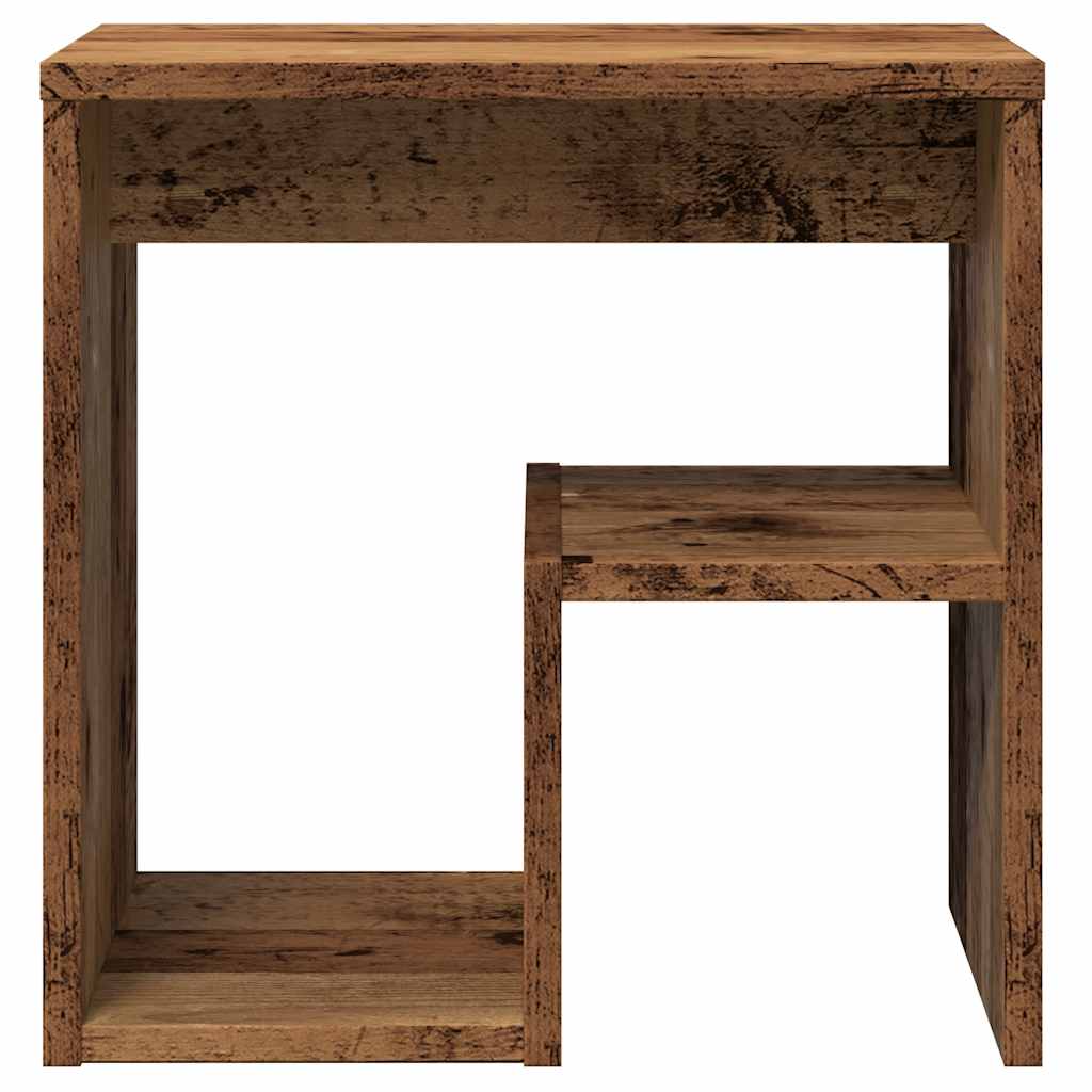 Comodino Legno Vecchio 40x30x40 cm in Truciolato - homemem39