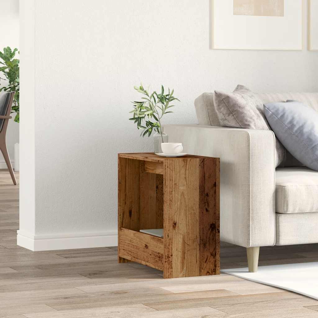 Tavolino Legno Vecchio 50x26x50 cm in Legno Multistrato | homemem39