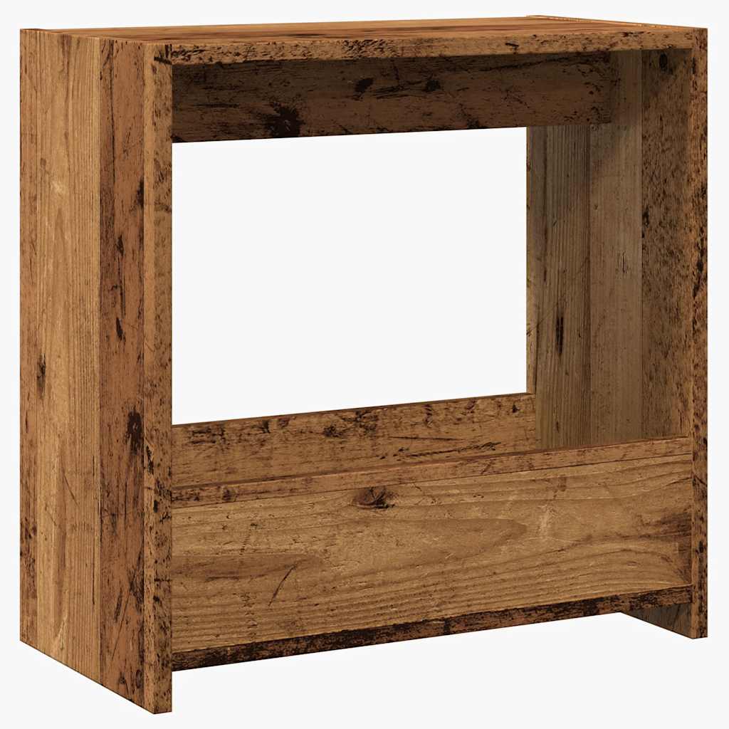 Tavolino Legno Vecchio 50x26x50 cm in Legno Multistrato | homemem39