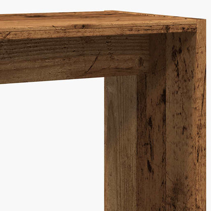 Tavolino Legno Vecchio 50x26x50 cm in Legno Multistrato | homemem39