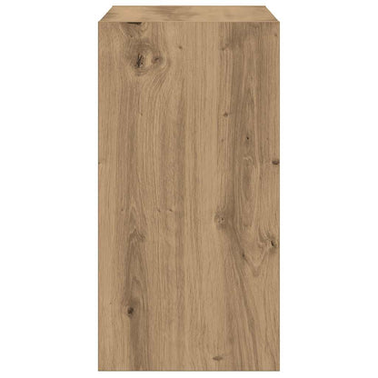 Tavolino Rovere Artigianale 50x26x50 cm in Legno Multistrato | homemem39
