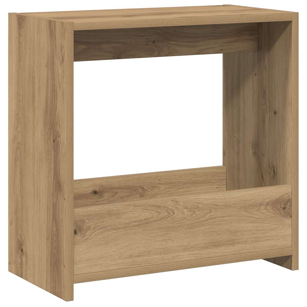 Tavolino Rovere Artigianale 50x26x50 cm in Legno Multistrato | homemem39