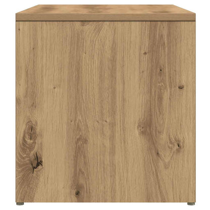 Tavolino Rovere Artigianale 59x36x38 cm in Legno Multistrato | homemem39