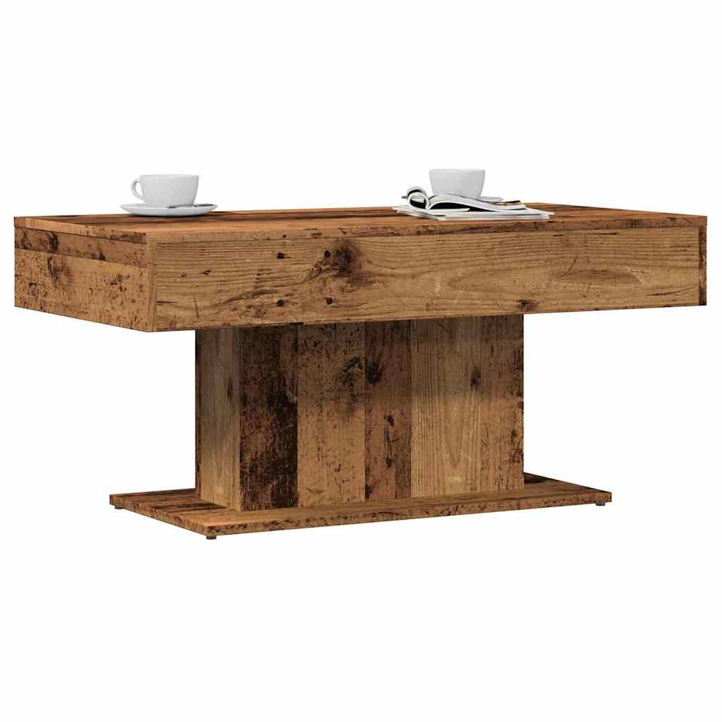Tavolino da caffè Legno Antico 96x50x45 cm in Legno Multistrato | homemem39