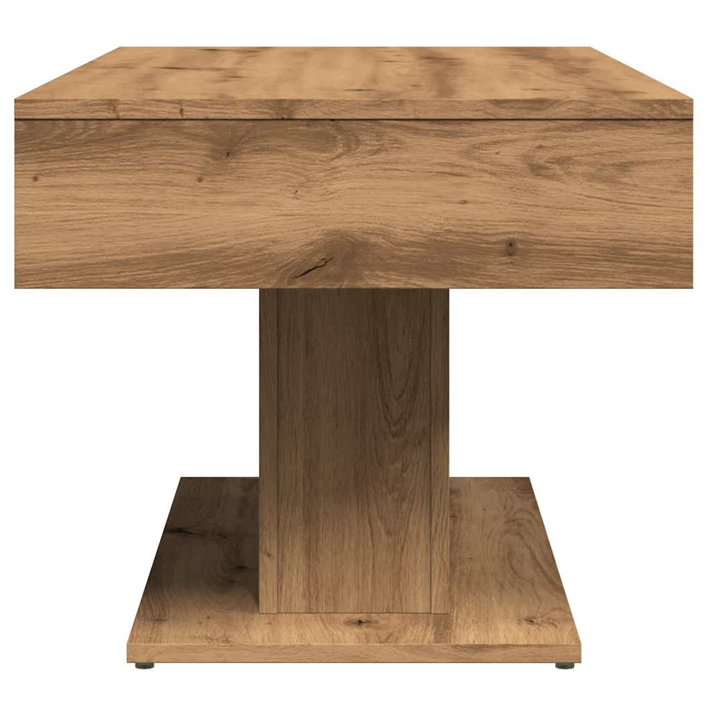 Tavolino da caffè Rovere Artigianale 96x50x45 cm in Legno Multistrato | homemem39