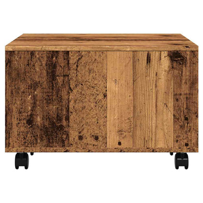 Tavolino da Salotto Legno Antico 60x60x38 cm Legno Multistrato | homemem39