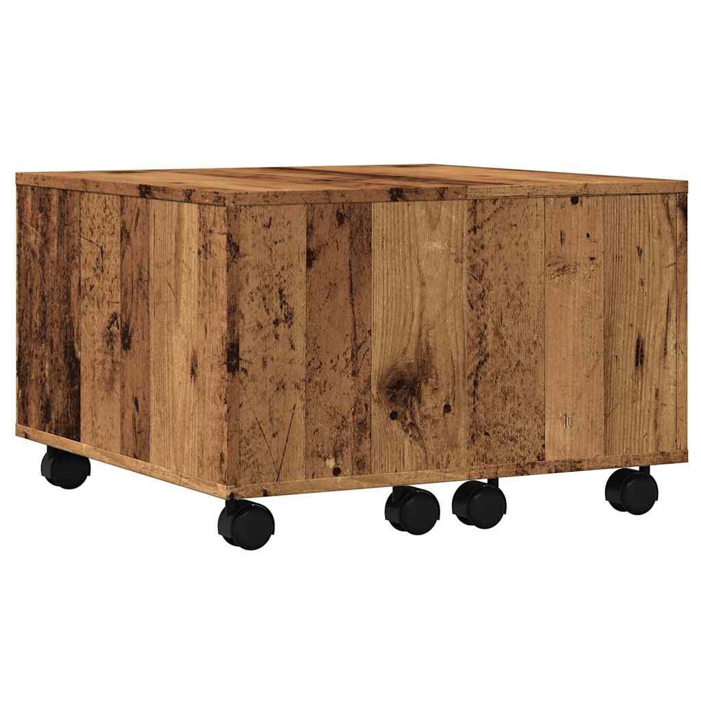 Tavolino da Salotto Legno Antico 60x60x38 cm Legno Multistrato | homemem39