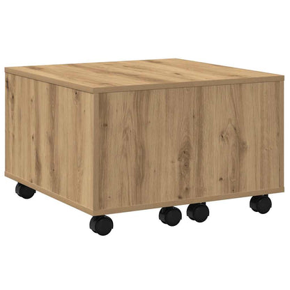 Tavolino Salotto Rovere Artigianale 60x60x38 cm in Truciolato | homemem39