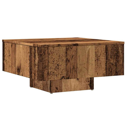 Tavolino Salotto Legno Antico 60x60x31,5 cm Legno Multistrato | homemem39
