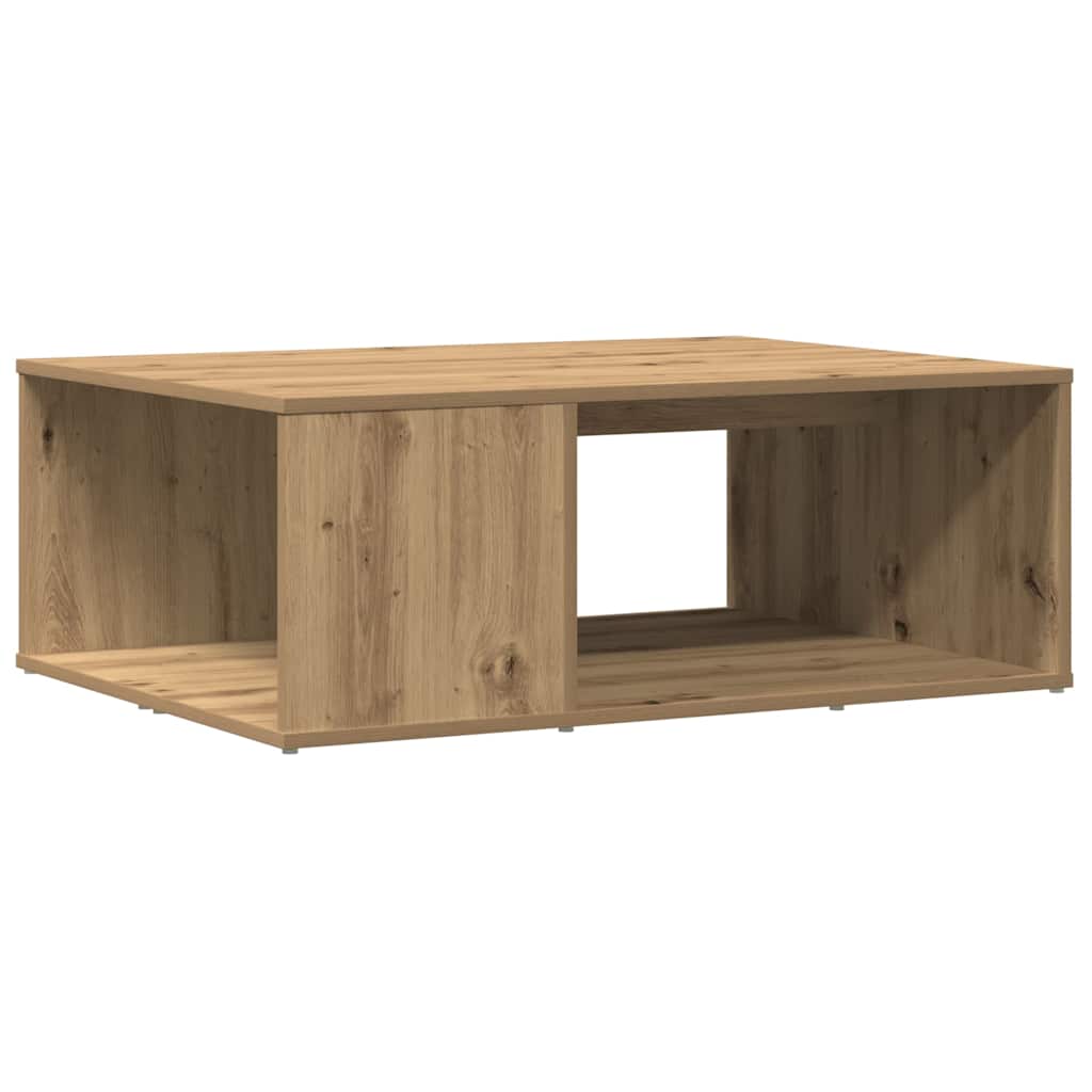 Tavolino da Salotto Rovere Artigianale 90x67x33 cm Truciolato | homemem39