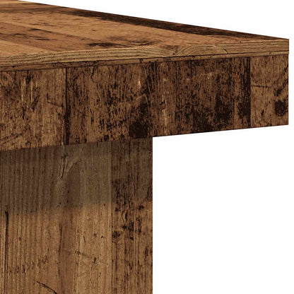 Tavolino da Salotto Legno Antico 90x90x28 cm in Truciolato | homemem39