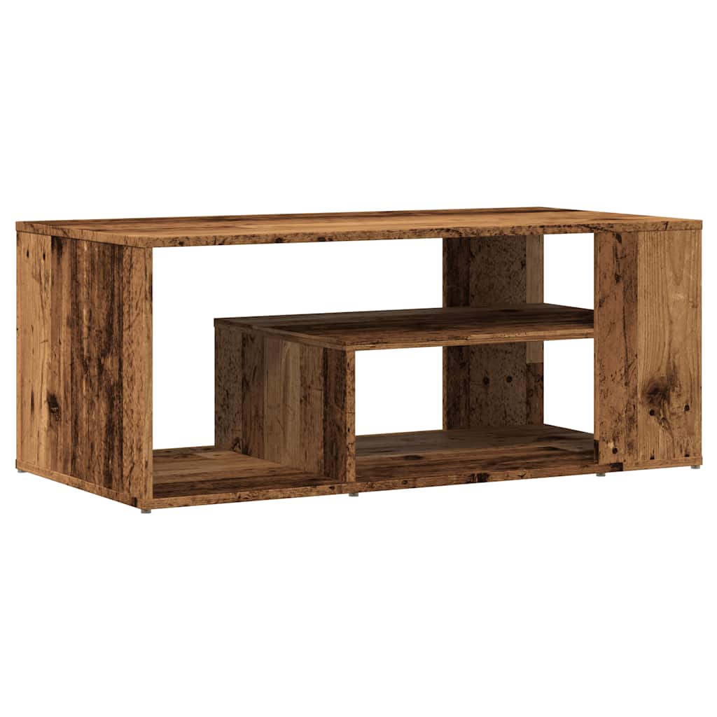 Tavolino Salotto Legno Vecchio 100x50x40 cm Legno Multistrato