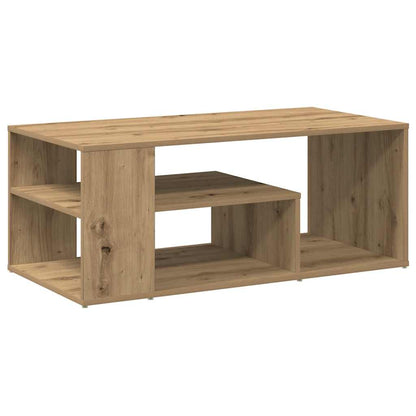 Tavolino Salotto Rovere Artigianale 100x50x40 cm in Truciolato | homemem39