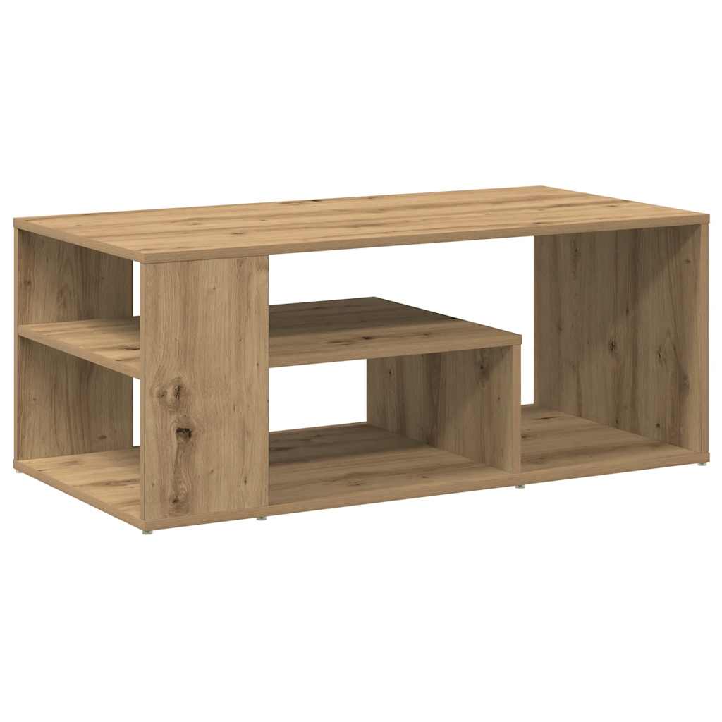 Tavolino Salotto Rovere Artigianale 100x50x40 cm in Truciolato