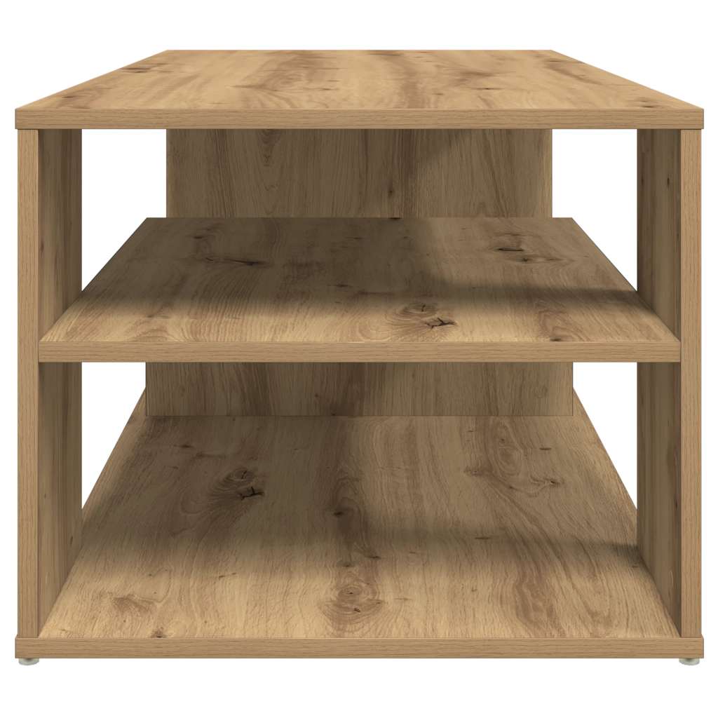 Tavolino Salotto Rovere Artigianale 100x50x40 cm in Truciolato | homemem39