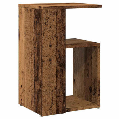 Tavolino da Salotto Legno Antico 36x30x56 cm Legno Multistrato