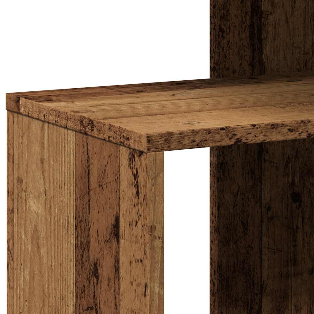 Tavolino da Salotto Legno Antico 36x30x56 cm Legno Multistrato