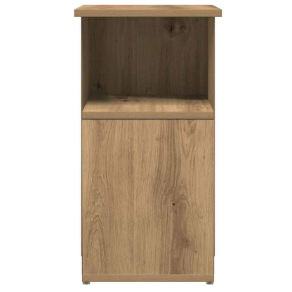 Tavolino da Salotto Rovere Artigianale 36x30x56cm in Truciolato