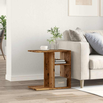 Tavolino Legno Vecchio 50x30x50 cm in Legno Multistrato | homemem39