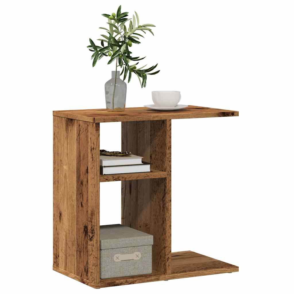 Tavolino Legno Vecchio 50x30x50 cm in Legno Multistrato | homemem39