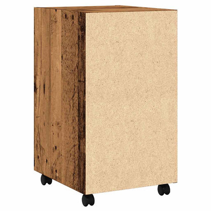 Armadio con Ruote Legno Vecchio 33x38x60 cm Legno Multistrato | homemem39