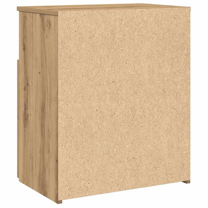 Comodino Rovere Artigianale 50x32x60 cm in Legno Multistrato - homemem39