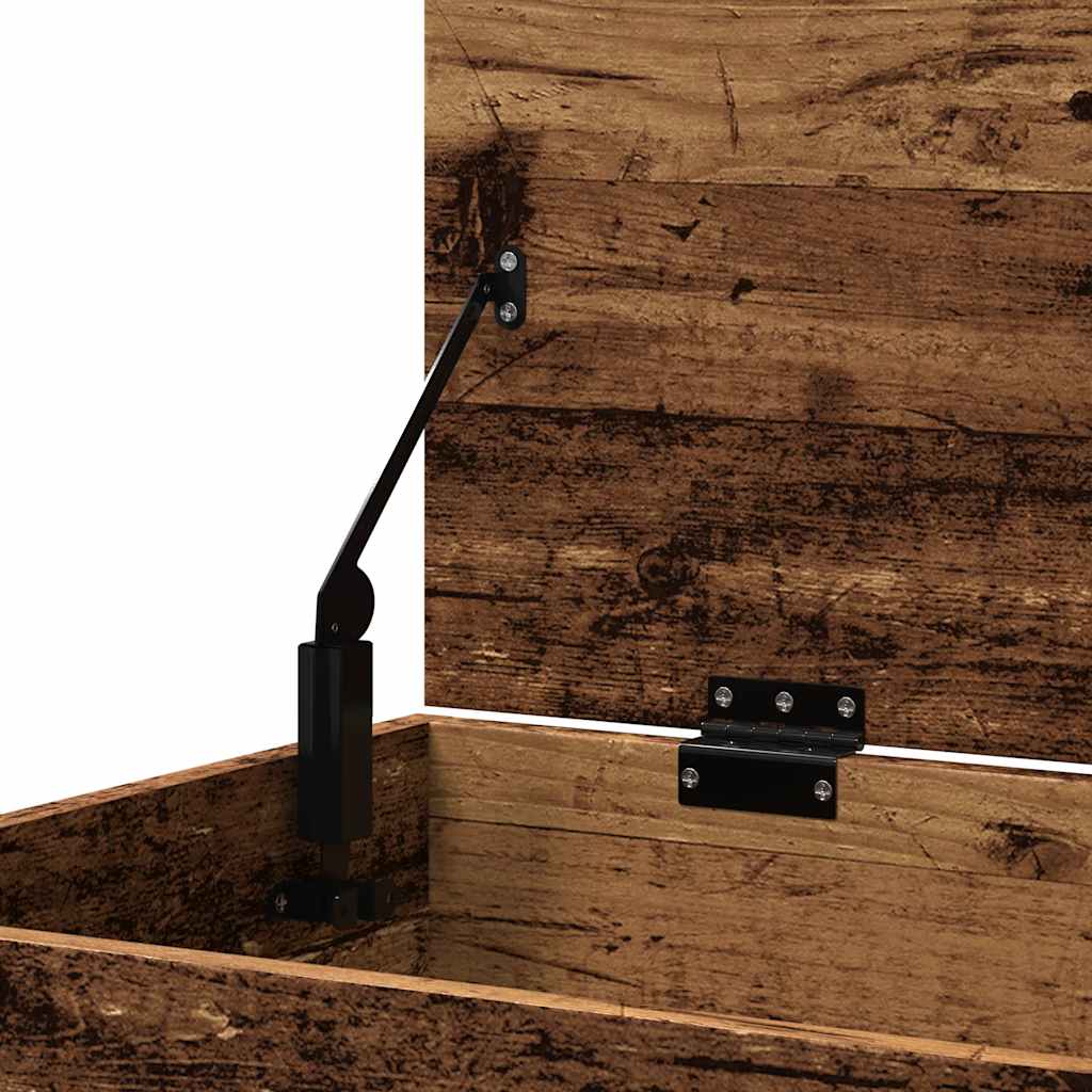 Cassapanca Legno Antico 84x42x46 cm in Legno Ingegnerizzato - homemem39