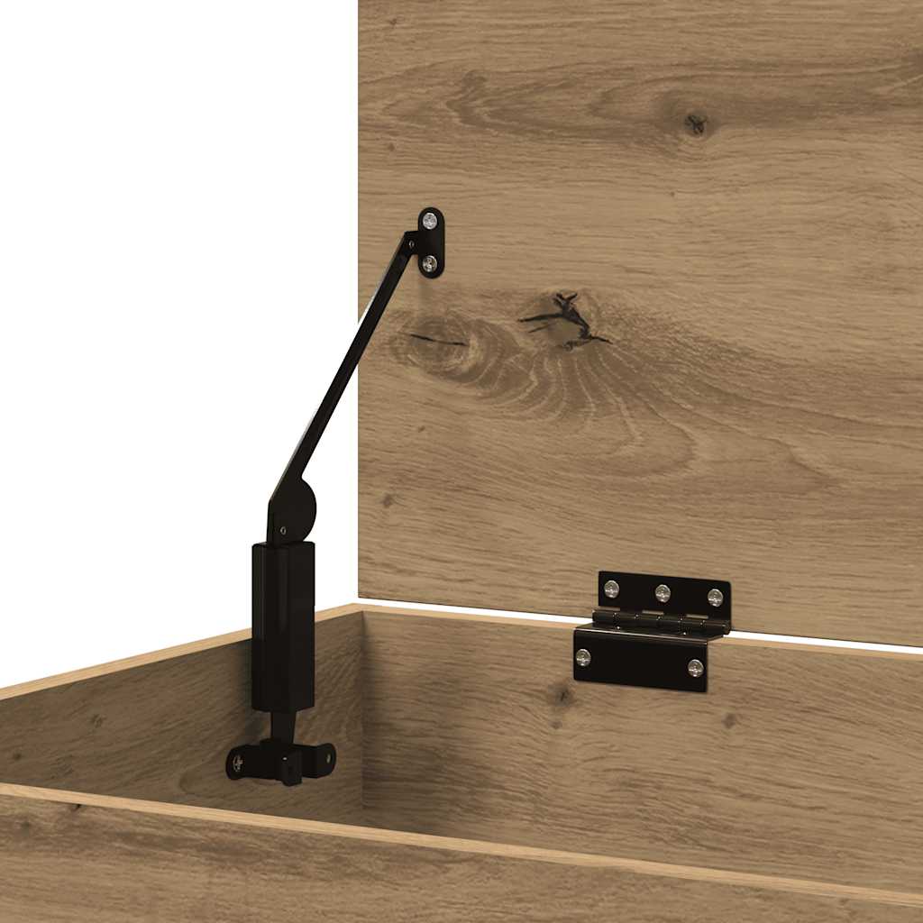 Cassapanca Rovere Artigianale 84x42x46 cm Legno Ingegnerizzato - homemem39