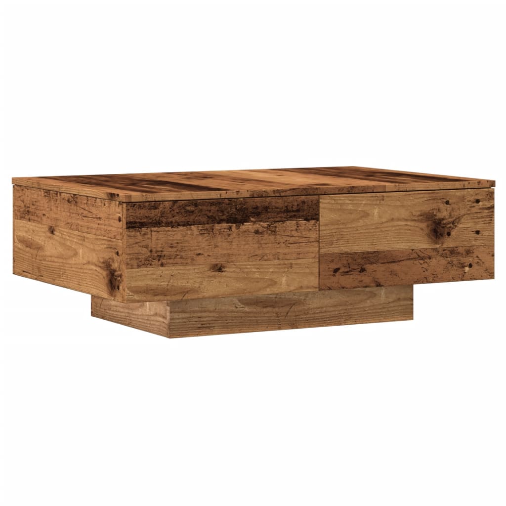 Tavolino da Salotto Legno Antico 90x60x31 cm Legno Multistrato | homemem39