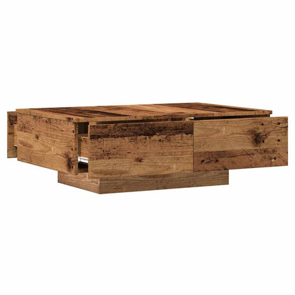 Tavolino da Salotto Legno Antico 90x60x31 cm Legno Multistrato | homemem39