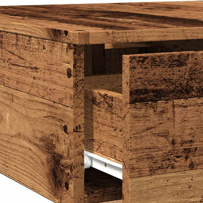 Tavolino da Salotto Legno Antico 90x60x31 cm Legno Multistrato | homemem39