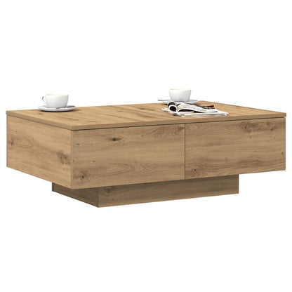 Tavolino da Salotto Rovere Artigianale 90x60x31 cm Truciolato | homemem39