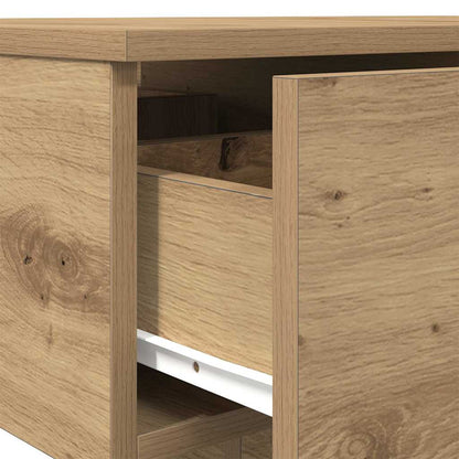 Tavolino da Salotto Rovere Artigianale 90x60x31 cm Truciolato