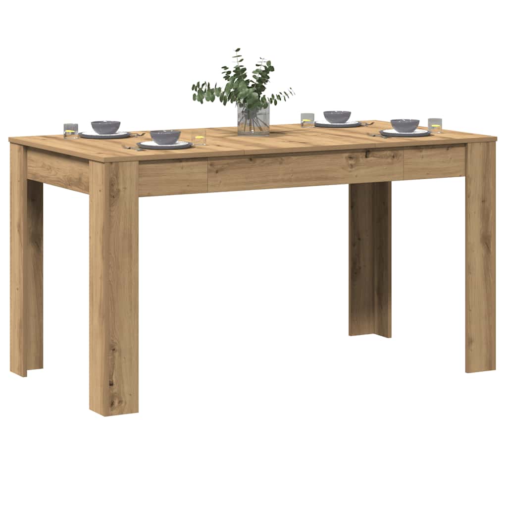 Tavolo Pranzo Artigianale 140x74,5x76 cm Legno Multistrato