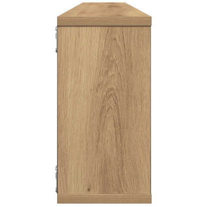 Mensole Parete a Cubo 2 pz Artigianale 100x15x30 cm Truciolato | homemem39