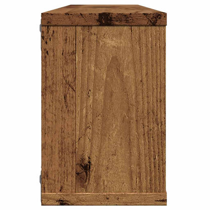 Mensole a Cubo Muro 6 pz Legno Antico 60x15x23 cm in Truciolato | homemem39
