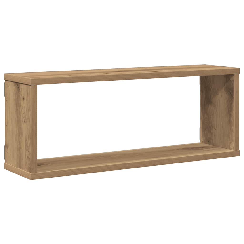Mensole Parete a Cubo 4 pz Artigianale 30x15x30 cm Truciolato