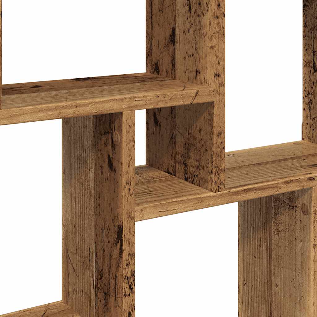 Mensola a Muro a Cubo Antico 90x15x119,5 cm Legno Multistrato | homemem39