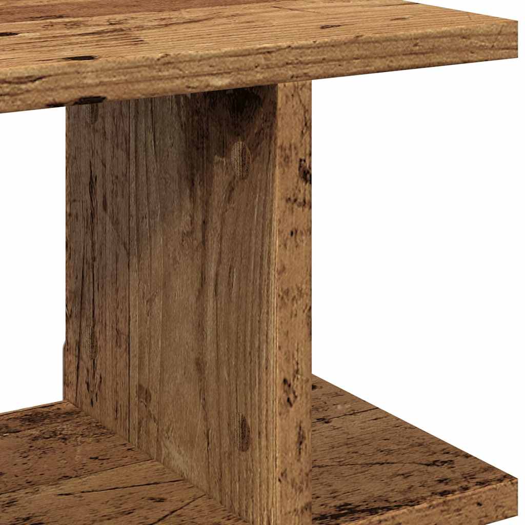 Mensole da Parete 2pz Legno Vecchio 75x18x20 cm in Truciolato | homemem39