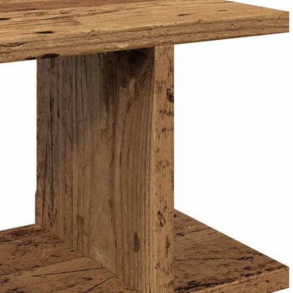 Mensole da Parete 2pz Legno Vecchio 75x18x20 cm in Truciolato | homemem39