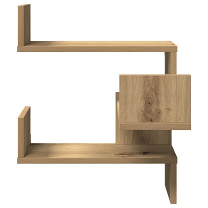 Scaffale Angolare Muro Artigianale 40x40x49,5 cm in Truciolato | homemem39
