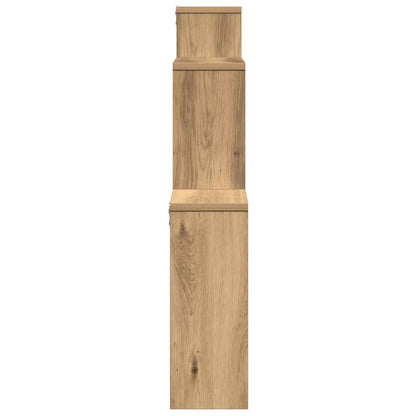 Scaffale a Parete Rovere Artigianale 80x15x78,5 cm Truciolato