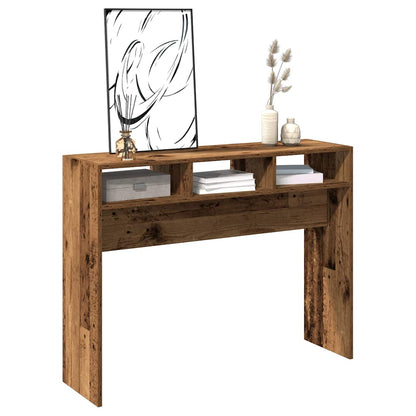 Tavolino Consolle Legno Antico 105x30x80 cm in Truciolato | homemem39