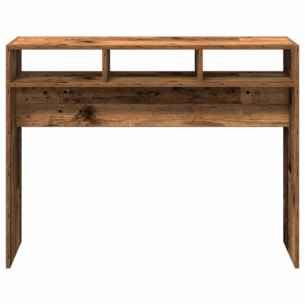 Tavolino Consolle Legno Antico 105x30x80 cm in Truciolato | homemem39