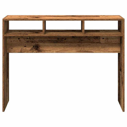 Tavolino Consolle Legno Antico 105x30x80 cm in Truciolato | homemem39