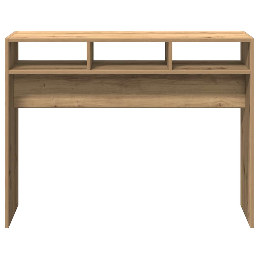 Tavolo Consolle Rovere Artigianale 105x30x80 cm in Truciolato | homemem39